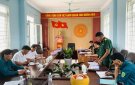 BCH Quân sự thị xã Nghi Sơn kiểm tra công tác AN-QP tại xã Định Hải.