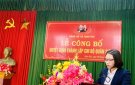 Đảng ủy xã Định Hải công bố quyết định thành lập chi bộ Quân sự xã Định Hải