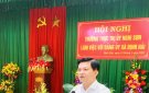 Hội Nghị Thường trực Thị ủy Nghi Sơn làm việc với Ban Chấp hành Đảng bộ xã Định Hải